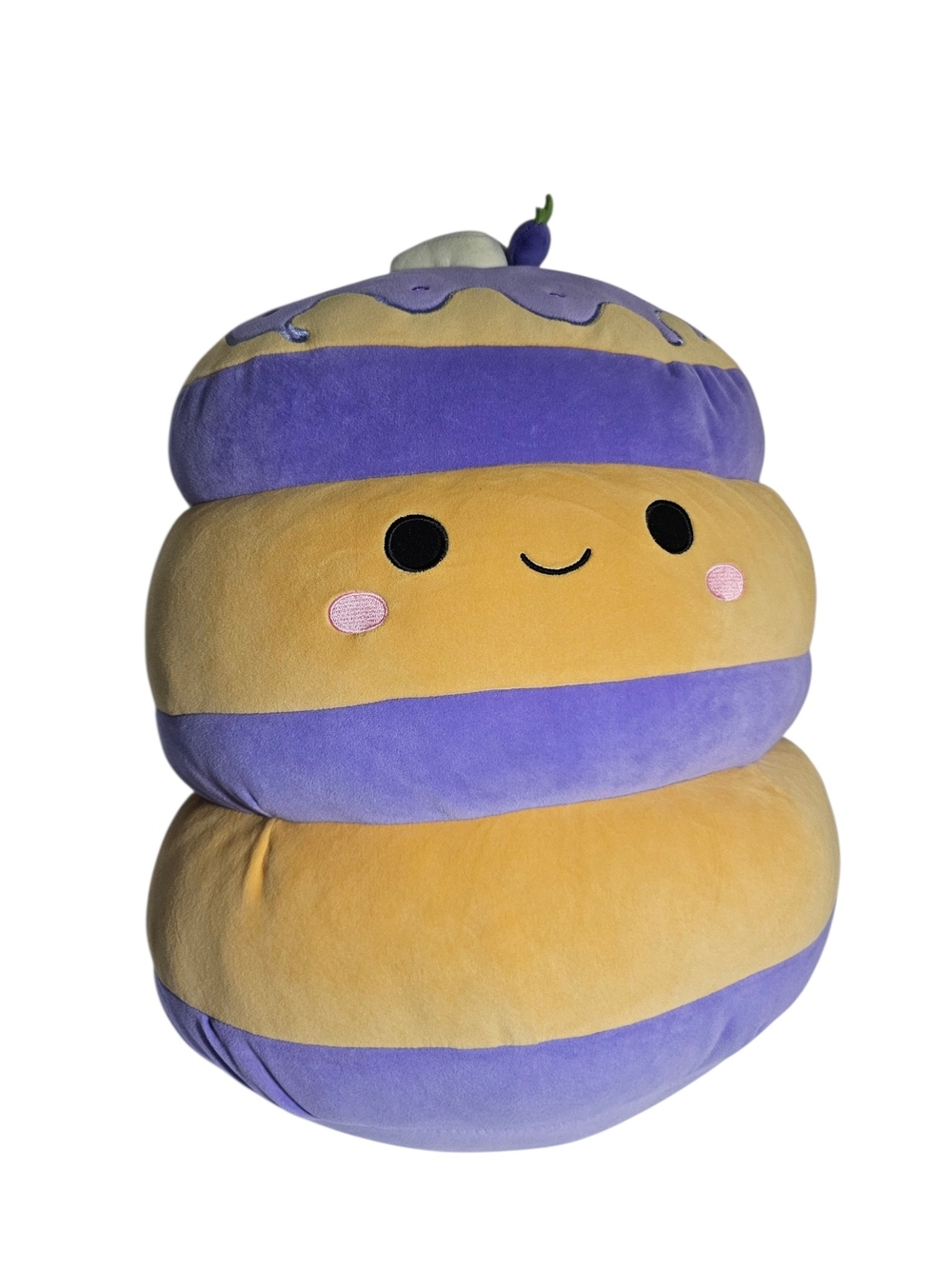 Squishmallows 16” Paden The Blueberry Pancake Food Soft Plush Toy Kellytoy